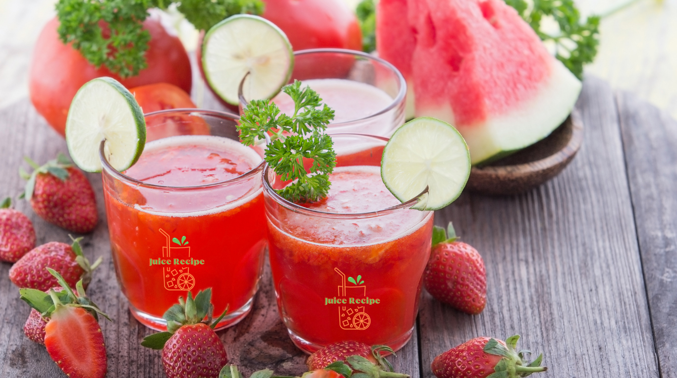 Watermelon Strawberry Juice