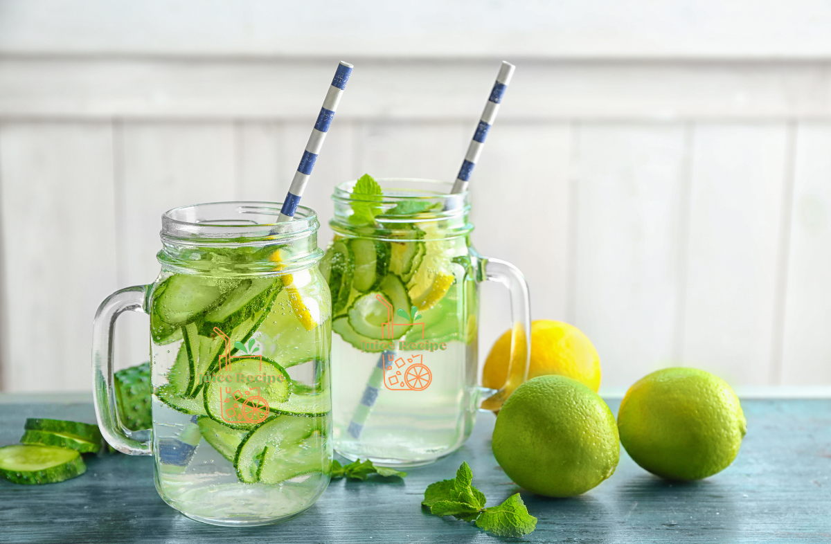 cucumber lime mint drink